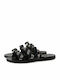 Women's Flat Sandals in Black Color