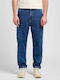 Pantalon De Blugi Pentru Bărbați Carpenter Cu Fit Relaxed Tapered Culoare Albastră