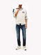 Scanton Men's Jeans Pants Elastic Slim Fit Denim Blue