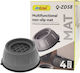Andowl Q-ZD58 Anti-Vibration Pads For Washer/Dryer made of Plastic 4pcs