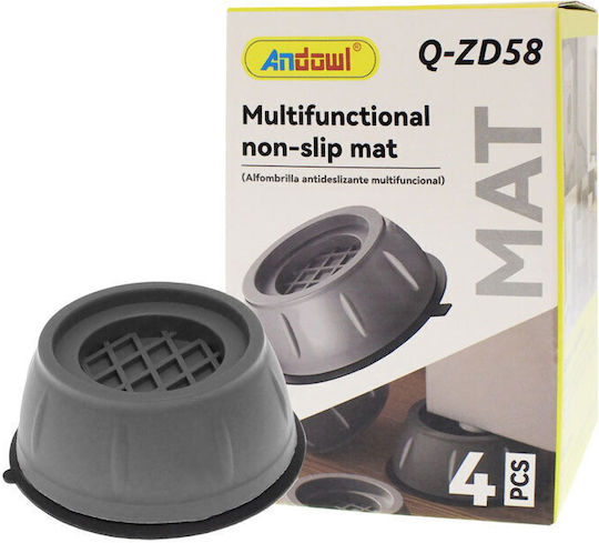 Andowl Q-ZD58 Anti-Vibration Pads For Washer/Dryer made of Plastic 4pcs