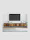Unitate TV pentru sufragerie Coffee L240xA35xÎ41cm