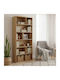 Bibliotecă Evergin Oak Shade 80x30x180cm