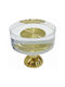 Steel-Nova Knob Furniture made of Crystal & Metallic Murano Crystal 30mm (Center Distance 30mm) 12004-000-MOUR 1pcs
