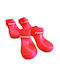 Denik Waterproof Dog Shoes 4 Pieces XL 7.5x6cm Red