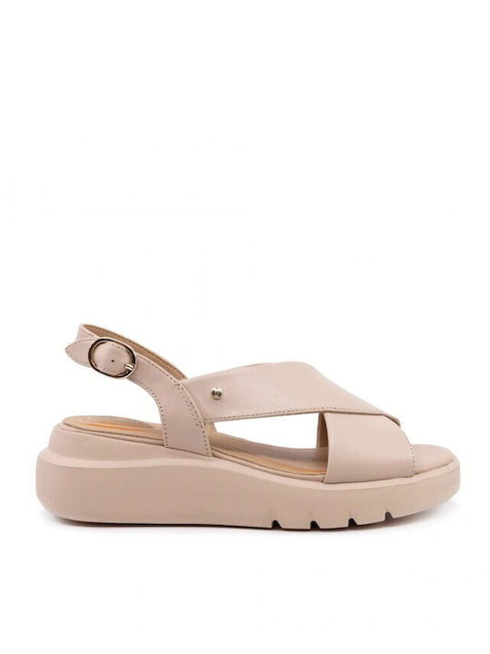 Anatomische Damenplattformen Beige