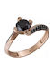 Single Stone from Rose Gold 14K