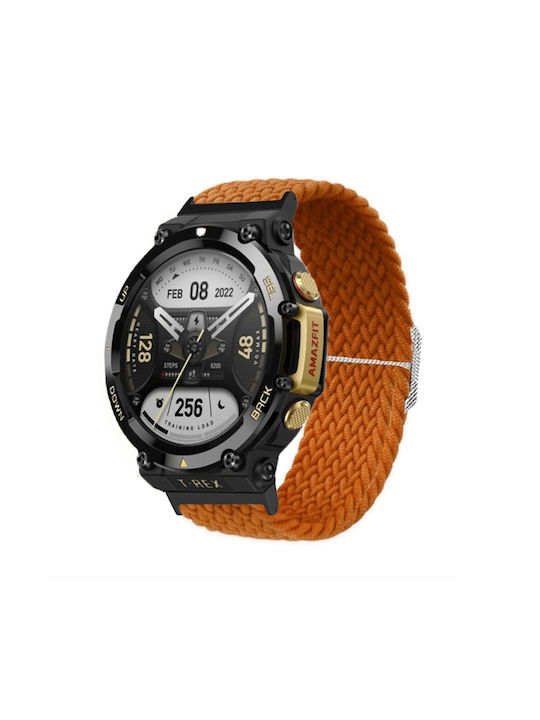 Каишка Оранжев (Amazfit T-Rex 2 - Амазфит Т-Рекс 2)