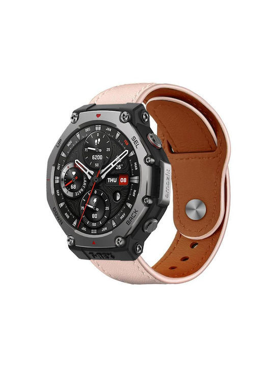 Strap Leather Pink (Amazfit T-Rex 3)