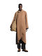 Wolle Damen Beige Mantel