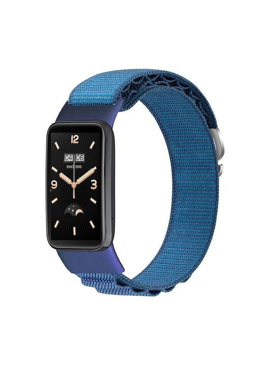 Каишка Текстил Син (Smart Band 7 Pro)