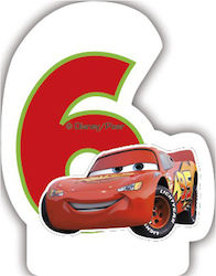 Birthday Candle Procos Number 6 Cars Birthday Candle Procos Number 6 Cars