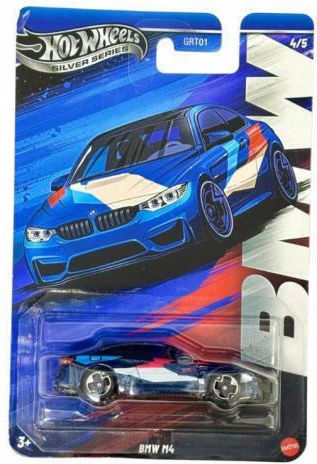 Hot Wheels Spielzeugauto SILBERNE SERIE BMW M4 JBY57