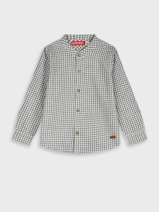 Kids Checked Shirt Long Sleeve Multicolour