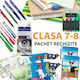 Set Complet De Papetărie Pentru Școala Clasele 7-8 Elevi 31 Bucăți