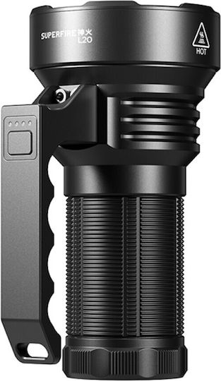 Superfire Rechargeable LED Flash Light with Maximum Brightness 5000lm