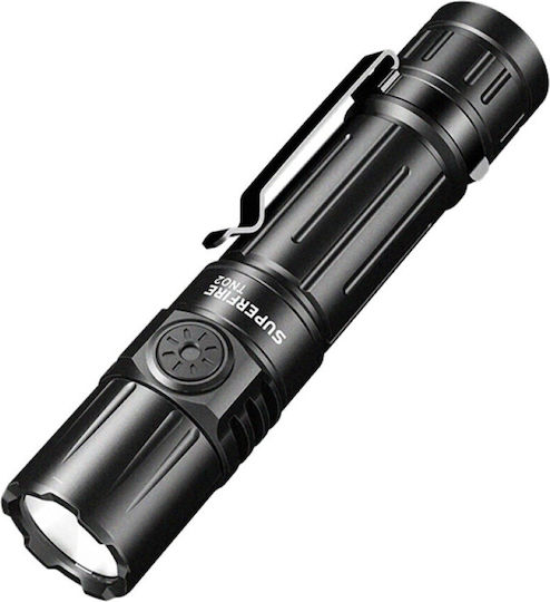 Superfire Rechargeable LED Flash Light with Maximum Brightness 1800lm
