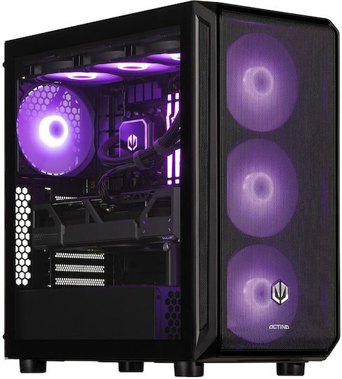 Actina KOMACNGIP0249 Гейминг Настолен компютър (Ryzen 7-9800X3D/32GB DDR5/2TB SSD/Radeon RX 9070 XT/Без операционна система)