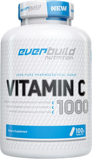 Everbuild Nutriton Vitamin C Витамин за Кожата & Антиоксидантно действие 1000мг 100 Таблетки