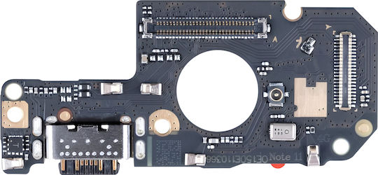 Clappio Charging Port Xiaomi Redmi Note 12S USB-C Connector Repair Part Black