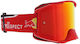 Μάσκα Motocross Spect Red Bull Strive Red Mirror Red