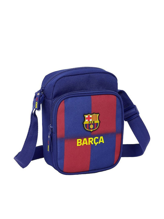 F.C. Barcelona Детска чанта през Рамо Син 22брx16брx6брсм.