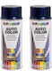 Package 2 X Dacia Spectral Blue Metallic Auto Spray Paint Dupli-color 350 Ml