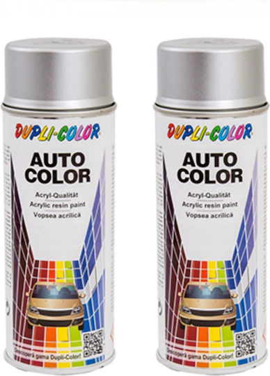 Pachet 2 X Dupli Color Vopsea Spray Auto Metalizat Gri Platinum 350ml