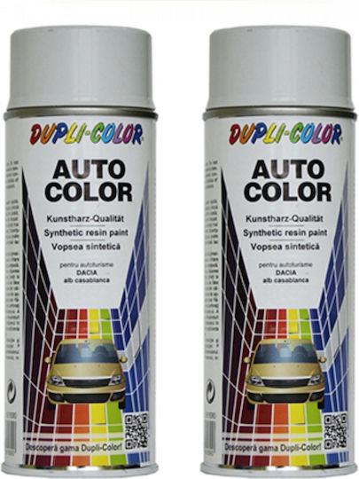 Package 2 X Dacia White Casablanca Car Spray Paint Dupli-color 350 Ml