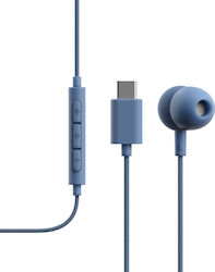 Sudio V3 In-ear Handsfree Headphones with Connector USB-C Blue