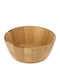 Secret de Gourmet Wooden Salad Bowl Beige 15x15cm