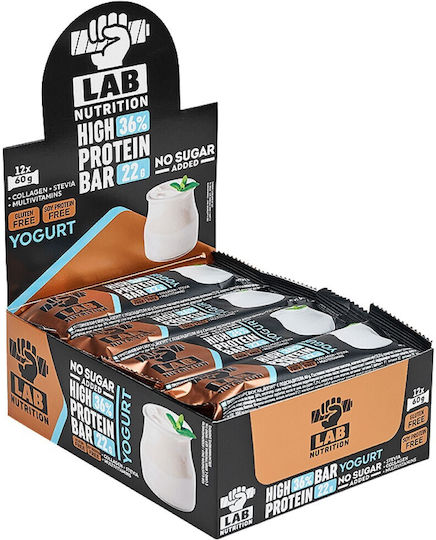 Lab Nutrition HIgh Protein Bar Блокчета с 36% Протеин & Вкус Yoghurt 12x60гр