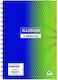 Justnote Spiral Caiet Cu dungi 3 de Subiecte Illusion Verde 1buc