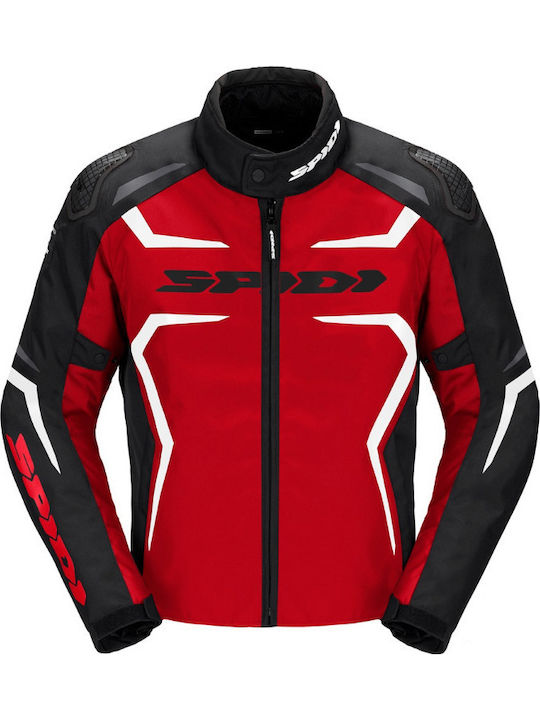 Spidi Race-Evo Winter Men's Motorcycle Jacket Waterproof Black/Red/White