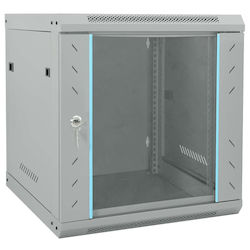 vidaXL Монтиран на стена Рак кабинет 53x60x60см...