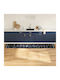 vidaXL Kitchen Mat Runner with Anti-slip Underlay Black 60x300εκ.