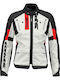 Spidi Crossmaster Women's Motorcycle Jacket 4 Seasons Waterproof Ice/Red