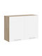 Sonoma Oak, White 80x30x58бр