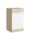 Bodenstehender Schrank Sonoma Oak, White 50x46x82cm