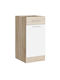 Sonoma Oak, White 40x46x82buc