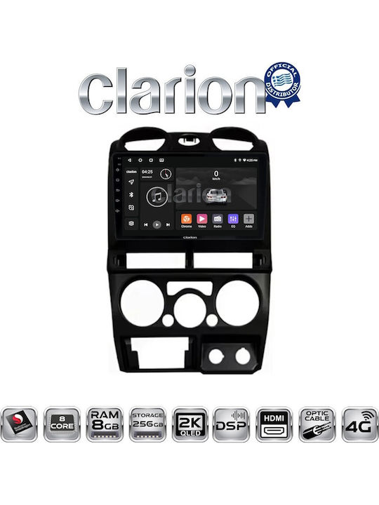 Clarion Car Audio System Isuzu D-Max 2008 2012 (Bluetooth/USB/WiFi/GPS/Apple-Carplay/Android-Auto)