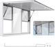 Vevor 152x92 Cm Concession Stand Serving Window Food Truck Service Awning