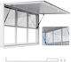 Vevor 152x92 Cm Concession Stand Serving Window Food Truck Service Awning