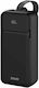 Savio BA-10 Power Bank 30000mAh με 2 Θύρες USB-A και 2 Θύρες USB-C Power Delivery / Quick Charge 3.0 Μαύρο
