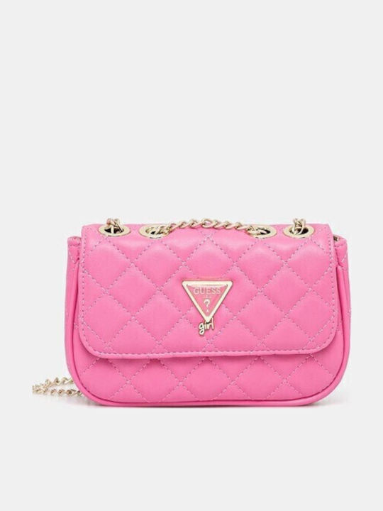 Guess Kids Shoulder Bag Pink 19x12x3.5cm