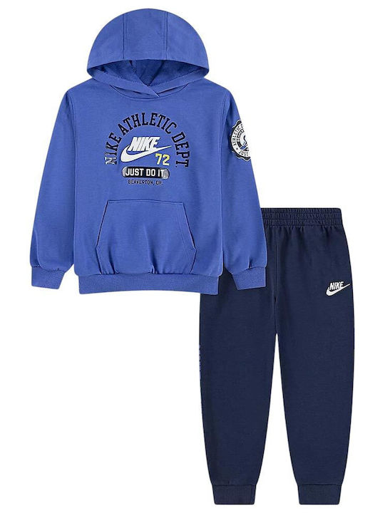 Nike Παιδικό Σετ Φόρμας Μπλε 2τμχ Sportswear