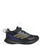 Runfalcon 5 Kids Sports Shoes Running with Hoop & Loop Closure Black