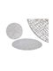 Atmosphera Placemats Rotundă Plastic Argintiu 38cm 1buc