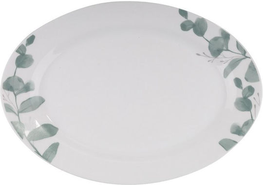 Eaton Dining Сервизна Плато от Порцелан Зелен 30x22бр 1бр