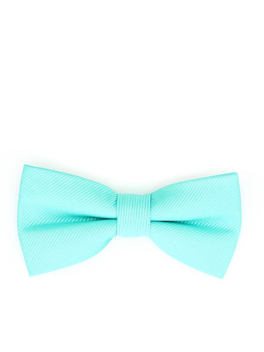 Kids' Bow Tie Buticcochet 9x5 Cm Linear Pattern Turquoise PAPC241